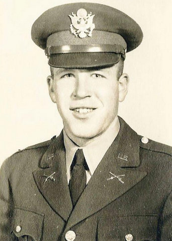 Tom Hill in the U.S Army in the 1950s.