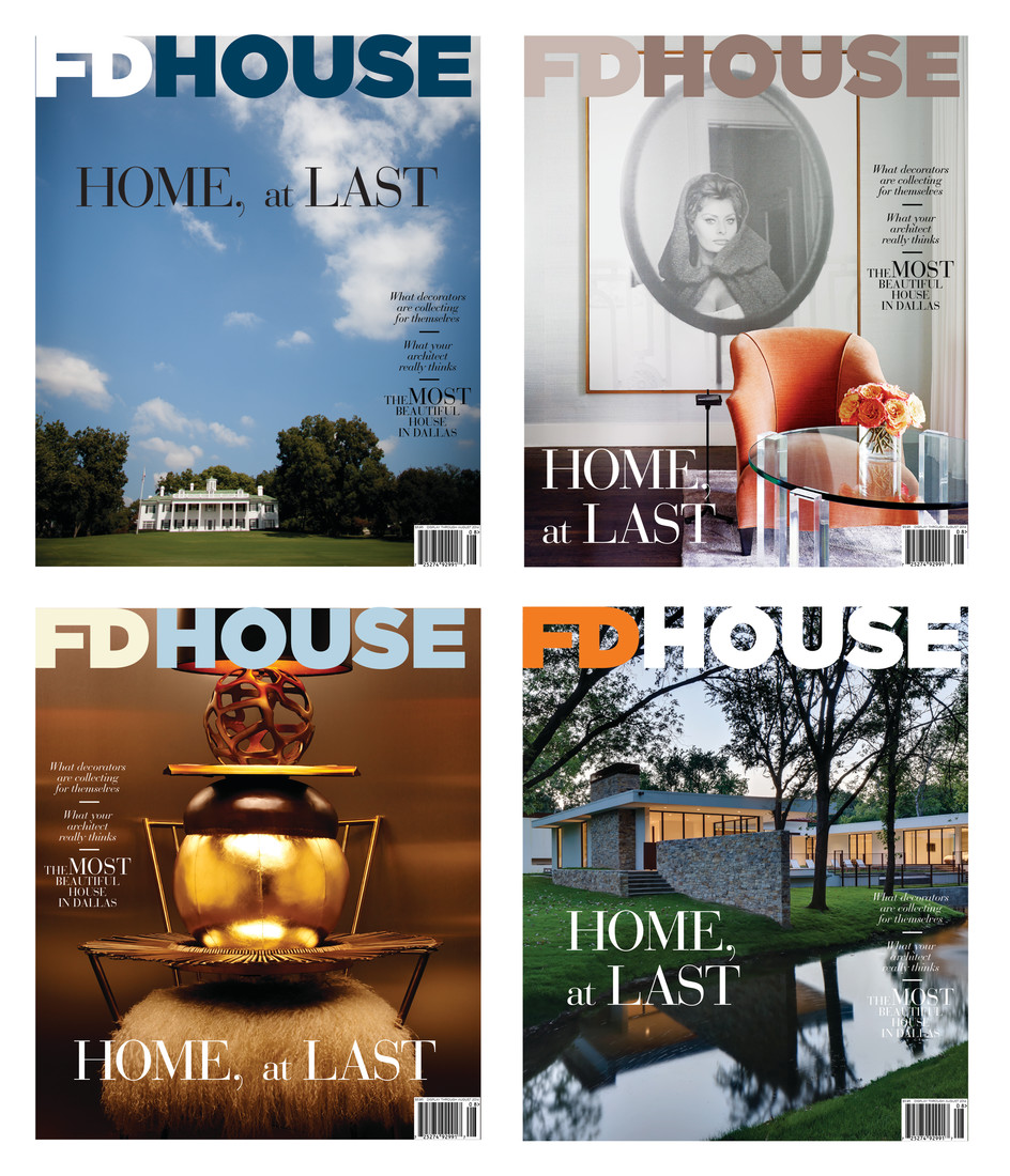 View cover mockups of FD House.  These are not final, but demonstrate the mood of the magazine, as well as photography. FD House will launch in March 2015.