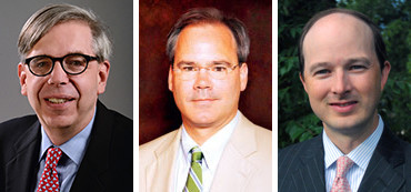 Newly elected officers of the SNPA Foundation Board of Trustees: Tom Silvestri, Hal Tanner III and Charles Hill Morris
